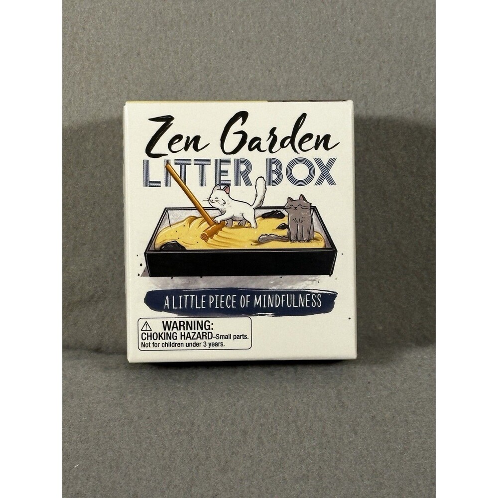 Zen Garden Litter Box RP Minis A Little Piece of Mindfulness New Cat Gag Gift